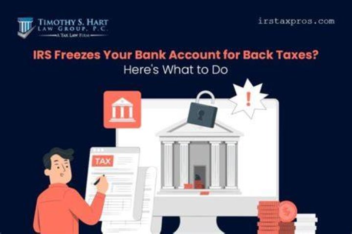 Can the IRS freeze my bank account?