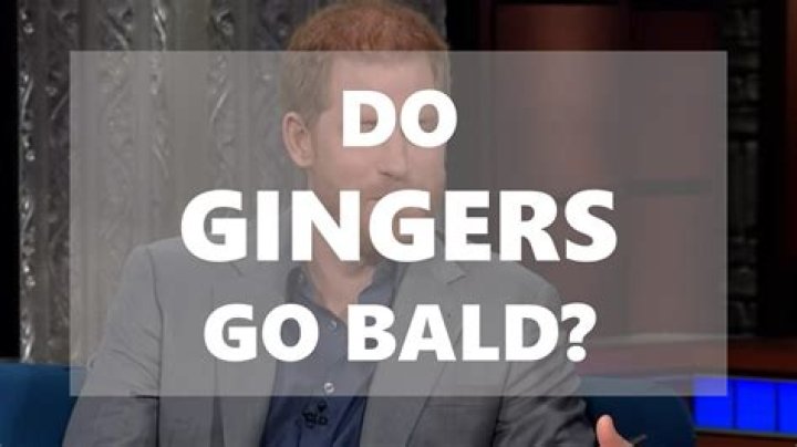 Do gingers go bald quicker?