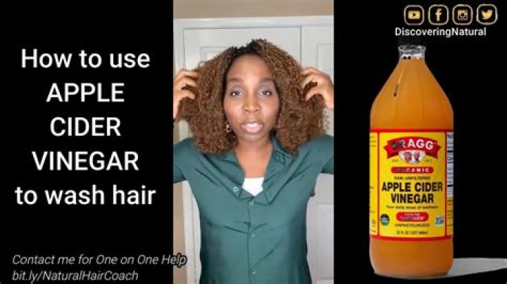 How long should you leave apple cider vinegar in your hair?