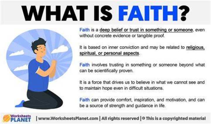 What faith means to you?