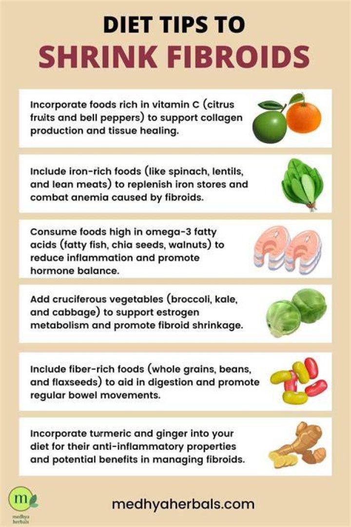 What foods shrink fibroids?