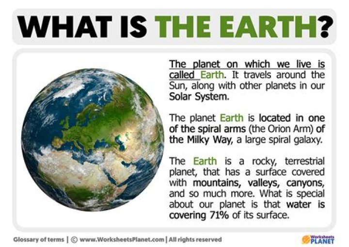 What is a meaning of earth?