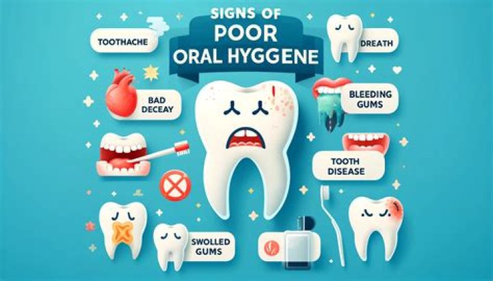 What is considered poor dental hygiene?