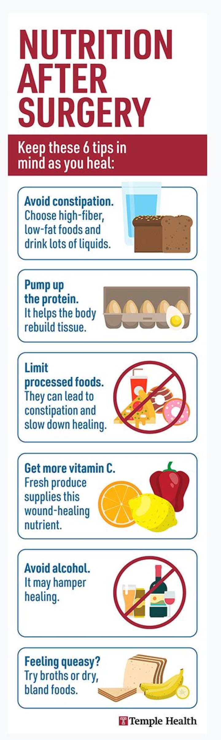 What vitamins heal after surgery?