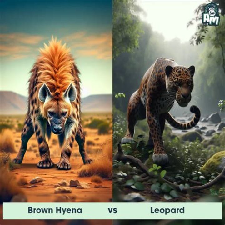 Who wins leopard or hyena?