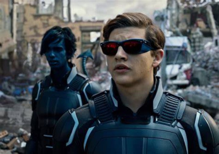 Why does Cyclops wear red glasses?